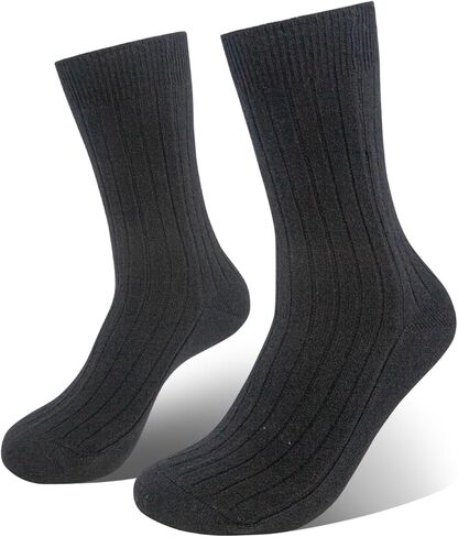 MissShorthair 100% Pure Premium Cashmere Bed Socks Cozy and Warm Luxury Socks for Women & Men Comfort for Cold Nights in Kuwait