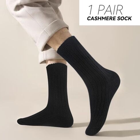 MissShorthair 100% Pure Premium Cashmere Bed Socks Cozy and Warm Luxury Socks for Women & Men Comfort for Cold Nights in Kuwait