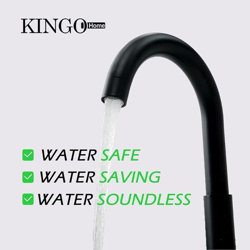 صنبور حمام من النيكل المصقول ذو 3 فتحات، KINGO HOME حديث واسع الانتشار مقاس 8 بوصة بمقبضين صنبور حوض الحمام، صنبور لحوض الحمام مع استنزاف منبثق وخطوط إمداد in Kuwait