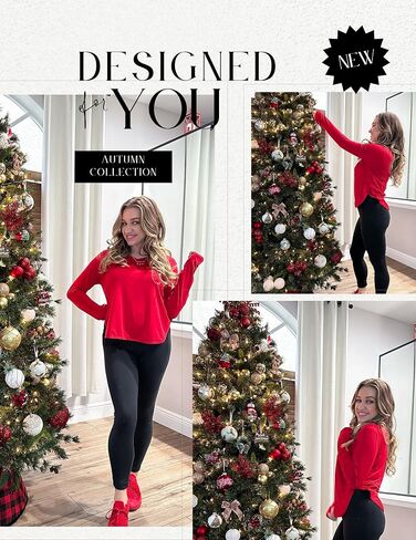 قمصان اليوغا الرياضية للسيدات من PINSPARK بأكمام طويلة ورقبة على شكل حرف V مع فتحات للإبهام، قمصان رياضية سريعة الجفاف وفضفاضة in Kuwait