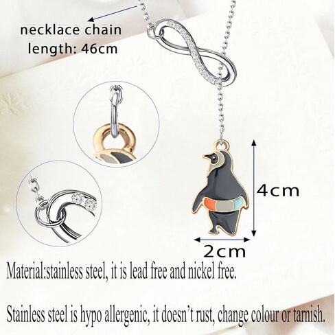 bobauna البطريق قلادة لطيف البطريق قلادة مجوهرات البطريق تحت عنوان هدية لمحبي البطريق in Kuwait