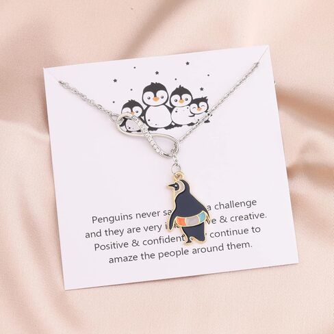 bobauna البطريق قلادة لطيف البطريق قلادة مجوهرات البطريق تحت عنوان هدية لمحبي البطريق in Kuwait