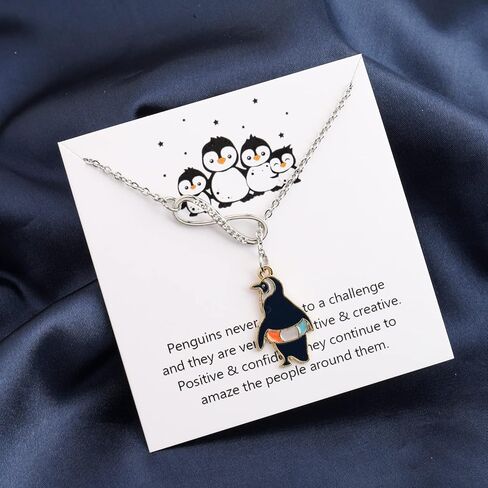 bobauna البطريق قلادة لطيف البطريق قلادة مجوهرات البطريق تحت عنوان هدية لمحبي البطريق in Kuwait