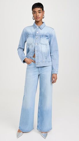 سترة ماك كبيرة الحجم للسيدات من L'AGENCE in Kuwait