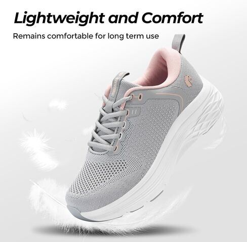 FitVille Women's Wide Walking Shoes Lightweight Sneakers for Women Wide Width Breathable Shoes for Wide Feet - Cloud Wanderer V18 in Saudi Arabia