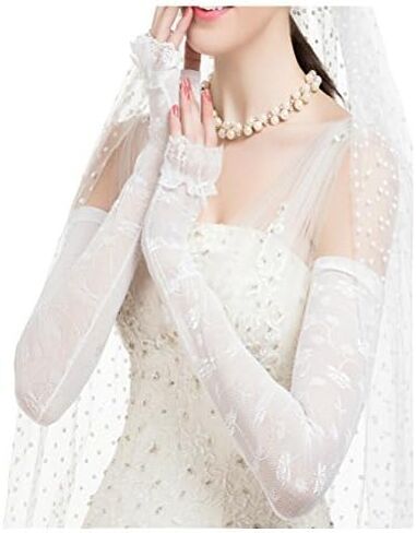 Maitose™ UV Protective Wedding dress Long gloves in Saudi Arabia