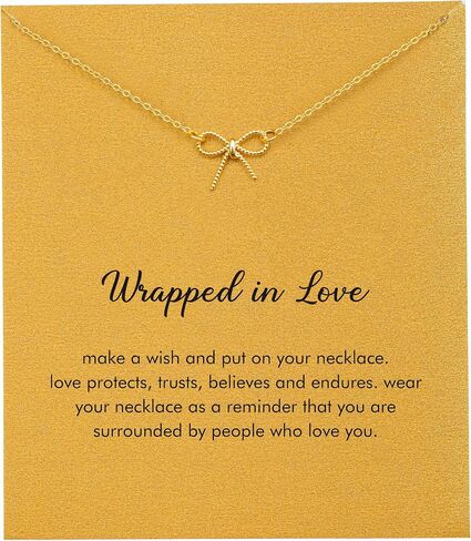 RZKING Gold Necklace for Women, Dainty Butterfly Heart Bow Rose Necklace, Gifts for Best Friend Sister Mom Girlfriend, Graduation Chritmas Birthday Anniversary Thank You Gifts in Saudi Arabia