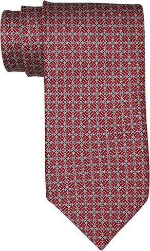 Red Geometric Tie in Saudi Arabia