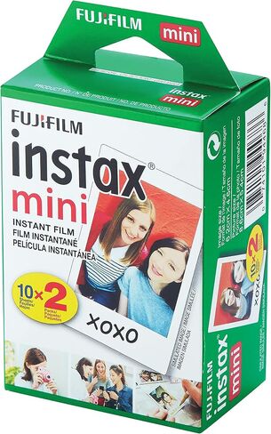 Fujifilm INSTAX Mini Instant Film (White) For Fujifilm Mini 8 & Mini 9 Cameras w/ Microfiber Cloth by Quality Photo (100 Film Sheets) in Saudi Arabia