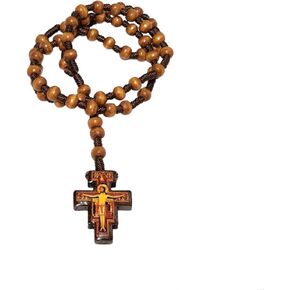 WOODEN ROSARY, ROSARIO DE MADERA CRISTO DE ASIS
