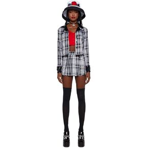 Dolls Kill Clueless Costume - Plaid Teen Dionne Comedy Movie Outfit by Trickz N' Treatz