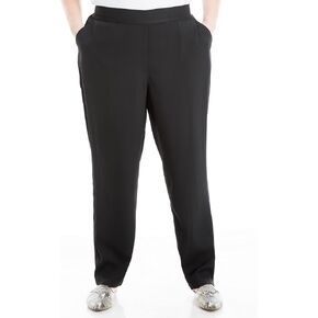 Max Studio Women's Plus Size Twill Trouser