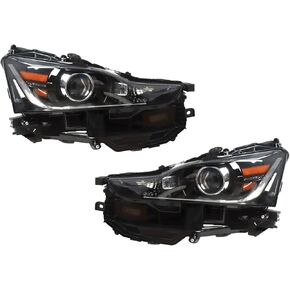 Pair Headlight Assembly Compatible with IS IS300 IS350 IS200T 2017-2020 Replace 8114553810 8118553810