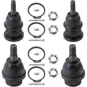 Front Upper & Lower Ball Joints Kit Compatible With Chevy GMC Cadillac Vehicle Tahoe Silverado Suburban Avalanche Express Sierra Savana Yukon XL Escalade 1999-2008 Replace# K6540 K6541 (4pcs)