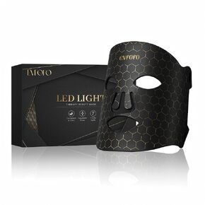 Blue Red Light Therapy Mask for Face, 7 Colors LED Face Mask Light Therapy, Led Face Mask Light Therapy At Home, Black