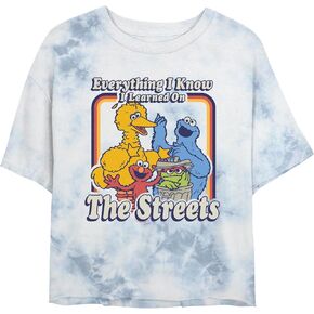 Fifth Sun Sesame Street Everything I Know Women's Special Sizes Short Sleeve Tee Shirt