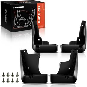 A-Premium Set of 4PCS Mud Flaps Splash Guards Mudguards Mudflaps with Hardware Compatible with Toyota Camry (for Hybrid LE/XLE, L), 2018-2022, Sedan Only, Front and Rear (Driver & Passenger Sides)