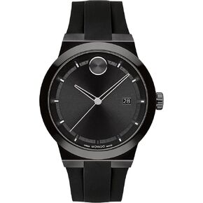 Movado Bold Fusion Men's Watch - Swiss Quartz 3H Movement, Silicone Strap - 5 ATM Water Resistance - Luxury Fashion Timepiece for Him - 42.30mm