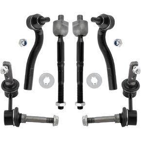 BOXI (Set of 6) Front Inner Outer Tie Rod Ends Sway Bars Kit Fit for Lexus GS300 1998 1999 2000 2001 2002 2003 2004 2005/GS400 1998 1999 2000/GS430 2001-2005 | K90675 K90679 ES80585 ES80584 EV80600