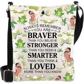 WSNANG Princess Tiana Tote Bag Princess Tiana Fans Gift Frog Princess Movie Fans Gift Princess Birthday Gift for Daughter