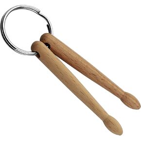 AKTAP Drum Jewelry 3D Drum Sticks Music Charm Key Ring Musical Instruments Gift For Drummers