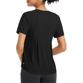 BALEAF Womens Workout Tops Short Sleeve Loose Fit Yoga Athletic Shirts Lightweight Moisture Wicking Running Top