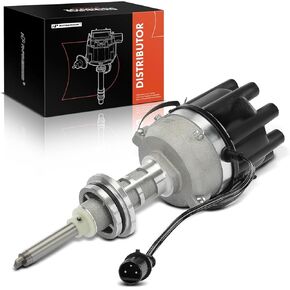 A-Premium Ignition Distributor with Cap and Rotor Compatible with Dodge Dakota 1989-1991, B150 1988-1991, B250/B350 1988-1992, D100 1988-1989, D150, D250, D350, Ramcharger, W100, W150, W250, W350