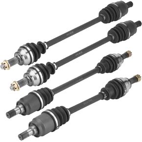 Front Rear CV Axle Shafts Full Set for Honda Pioneer 700/700-4 2014 2015 2016 2017 2018 2019 2020 2021 44350-HL3-A02, 44320-HL3-A01, 44220-HL3-A01, 44250-HL3-A02
