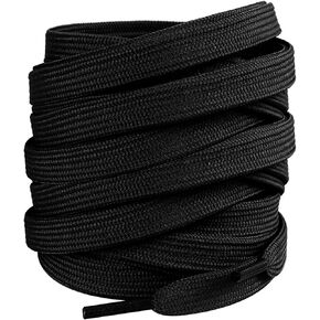2 Pairs Flat Shoe Laces for Sneakers, Athletic Shoelaces 5/16'' - 6 Different Lengths Multiple Colors Available