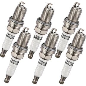 BDFHYK Set of 6 Iridium Spark Plug Compatible with Dodge Nitro Ram 1500 Dakota,Jeep Commander Liberty Grand Cherokee,Mitsubishi Raider,3.7L 4.7L V6 V8,Engine Replacement for 4504 PK20TT