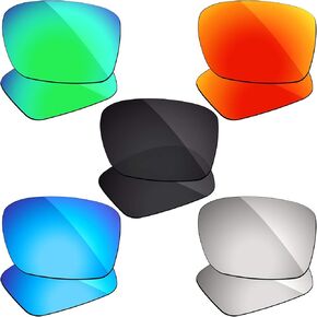 5 Pairs of Polarized Lenses Replacement Compatible with Oakley Holbrook XL OO9417 Sunglasses - Combo Pack