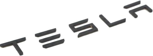 Metal Raised Logo Tailgate Letters Insert Rear Emblems with Adhesive for Tesla Model 3/S/X Tailgate Emblems (Chrome) in Kuwait