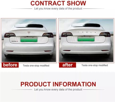 Metal Raised Logo Tailgate Letters Insert Rear Emblems with Adhesive for Tesla Model 3/S/X Tailgate Emblems (Chrome) in Kuwait