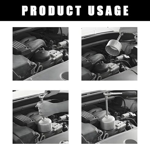 86.6mm/16P Flutes Oil Filter Wrench, Aluminum Cartridge Style Oil Filter Housing Cap, Removal Tool Cap Socket Wrench For Changing Oil, Maintaining Repairing Car Accessories (Black) in Saudi Arabia