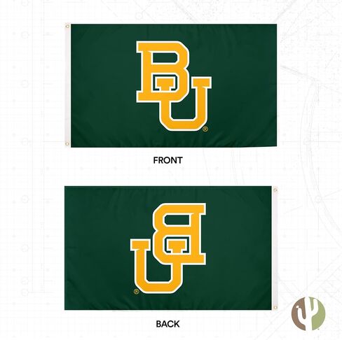 Desert Cactus Baylor University Flag Bears Flag Banners 100% Polyester Indoor Outdoor 3x5 feet Flags (Style 1) in Saudi Arabia