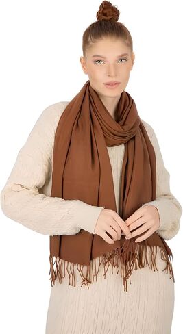Women's Scarf Pashmina Gifts Shawls and Wraps for Evening Dress Bridesmaid Wedding Bridal Winter Warm Large Scarves in Saudi Arabia