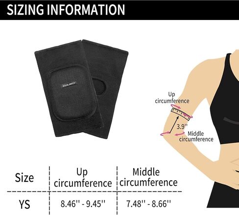 Kids Elbow Pads Breathable Arm and Elbow Protector for Boys, Girls, and Teens Crashproof Compression Sleeve for Skiing，Skating, Volleyball, Cycling Sports Safety Gear in Saudi Arabia