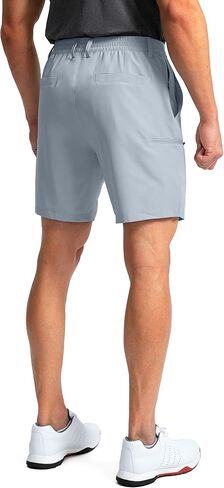 Pinkbomb Men's Golf Shorts with 6 Pockets Stretch Quick Dry Hiking Work Dress Shorts for Men in Kuwait