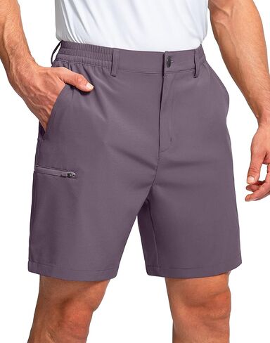 Pinkbomb Men's Golf Shorts with 6 Pockets Stretch Quick Dry Hiking Work Dress Shorts for Men in Kuwait