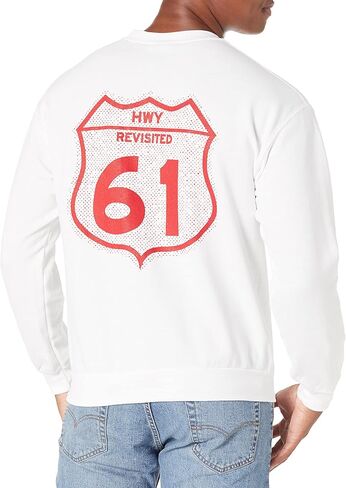 Bob Dylan Men's Standard HWY 61 Crew Sweat in Saudi Arabia
