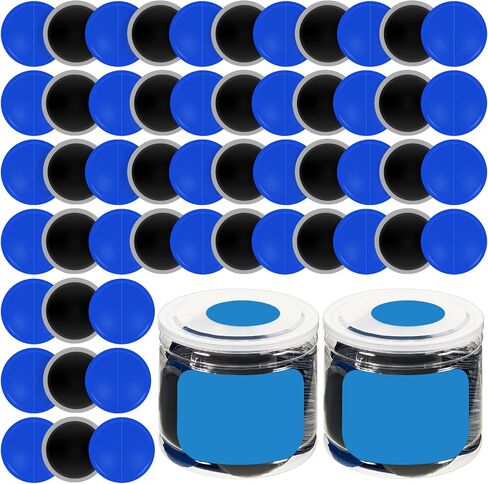 300 Pcs Tire Repair Patch, 42 mm Round Tyre Puncture Repair Patch Natural Rubber Tube and Tire Patch Cold Patch for Car Truck Motorcycle Automobile Bike Inner Tire in Saudi Arabia