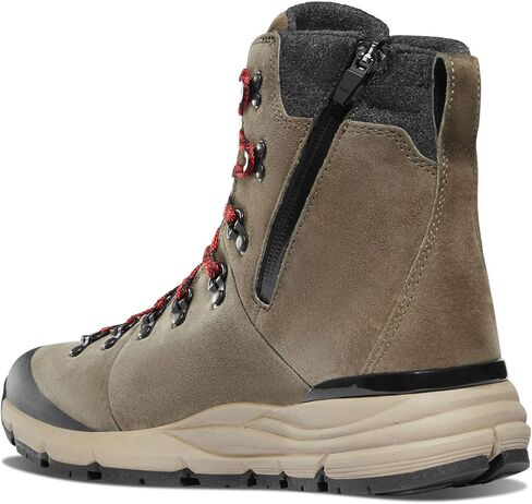 Danner Men's 67338 Arctic 600 Side-Zip 7" 200G Primaloft Waterproof, Brown/Red - 10.5 D in Saudi Arabia