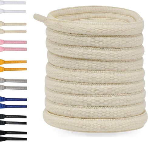 Oval Shoes laces 8 Colors 24 inches - 72 inches Half Round Athletic ShoeLaces for Sneakers in Saudi Arabia