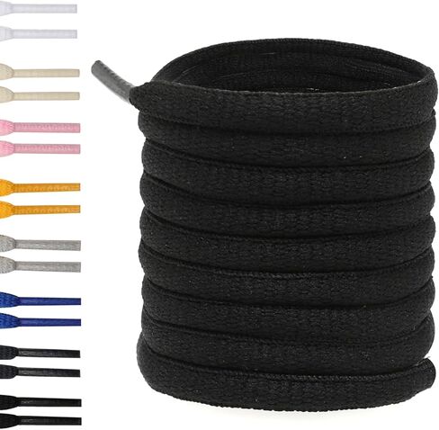 أربطة أحذية بيضاوية 8 ألوان 24 بوصة - 72 بوصة أربطة أحذية رياضية نصف دائرية للأحذية الرياضية in Kuwait