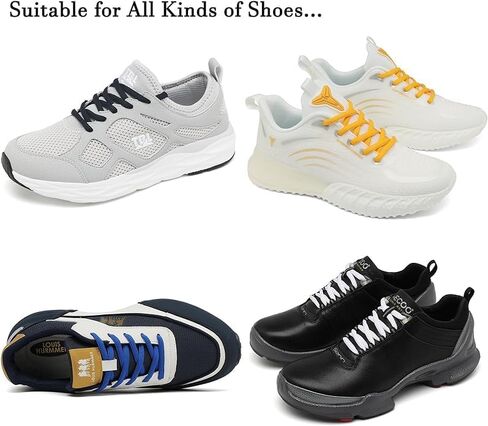 أربطة أحذية بيضاوية 8 ألوان 24 بوصة - 72 بوصة أربطة أحذية رياضية نصف دائرية للأحذية الرياضية in Kuwait