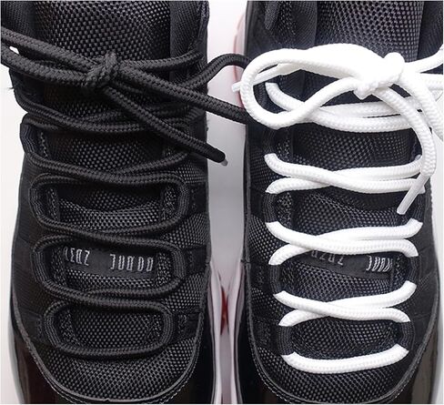 أربطة أحذية سميكة مستديرة 1/4 بوصة (6 مم) لجوردان 11 أحذية رياضية، أربطة بديلة لأحذية رياضية لأحذية كرة السلة وأحذية التنس والجري ذات القمم العالية (أحمر، 63 بوصة/160 سم) in Kuwait