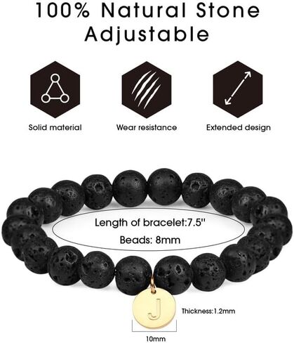 Stone Beaded Bracelets for Women Men: Healing Crystal bead Bracelet Amethyst Bracelet Jewelry Natural Stone Beaded Stretch Bracelets for Woman Gifts Stress Anxiety Bracelet Purple Gemstone Bracelet in Saudi Arabia