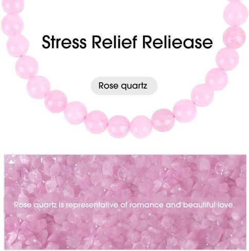 Stone Beaded Bracelets for Women Men: Healing Crystal bead Bracelet Amethyst Bracelet Jewelry Natural Stone Beaded Stretch Bracelets for Woman Gifts Stress Anxiety Bracelet Purple Gemstone Bracelet in Saudi Arabia