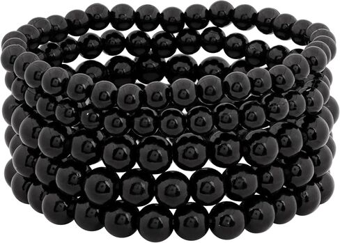 Sacina Imitation-Pearl Stretchable Bracelets, Beaded Bracelet for Women, Christmas Jewelry Gift in Saudi Arabia