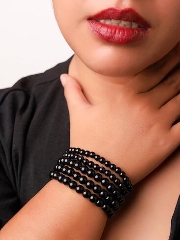 Sacina Imitation-Pearl Stretchable Bracelets, Beaded Bracelet for Women, Christmas Jewelry Gift in Saudi Arabia